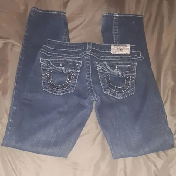 True Religion "Billy" Style Jeans Size 28 - Picture 5 of 8